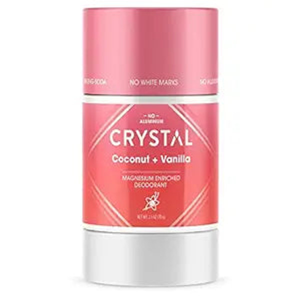 Crystal, Deodorant Stick, Magnesium Enriched, Coconut Vanilla, 1 Each, 2.5 Oz