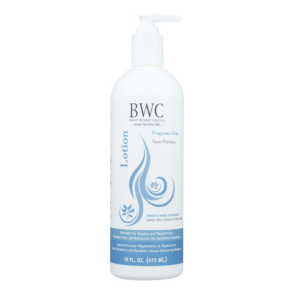 Beauty Without Cruelty, Body Lotion Fragrance Free, 1 Each, 16 Fl Oz