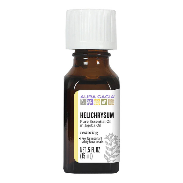 Aura Cacia, Helichrysym In Jojoba Oil, 1 Each, 0.5 Oz