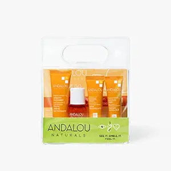 Andalou Naturals, On The Go Essentials - The Brightening Routine,