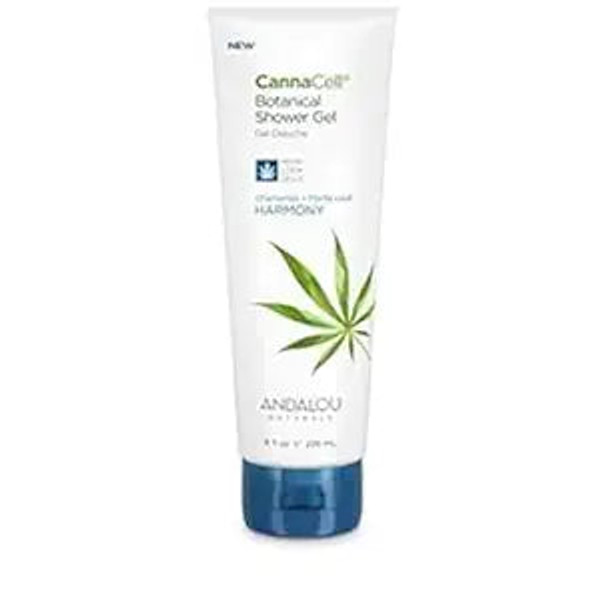 Andalou Naturals, Cannacell Botanical Shower Gel Chamomile + Myrtle Leaf Harmony, 1 Each, 8 Oz