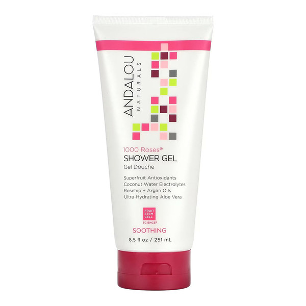 Andalou Naturals, Soothing Shower Gel 1000 Roses, 1 Each, 8.5 Oz