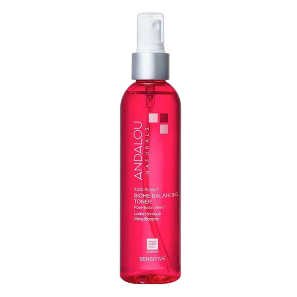 Andalou Naturals Toner, 1000 Roses Biome Balancing Facial Toner, 6 Fl Oz