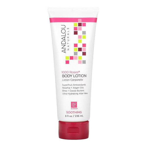 Andalou Naturals, Soothing Body Lotion 1000 Roses, 1 Each, 8 Oz