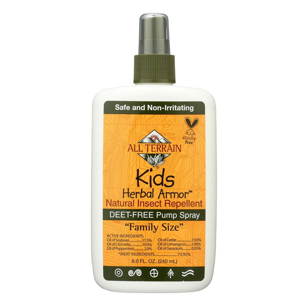 All Terrain, Kids Herbal Armor Natural Insect Repellent, 1 Each, 8 Fl Oz