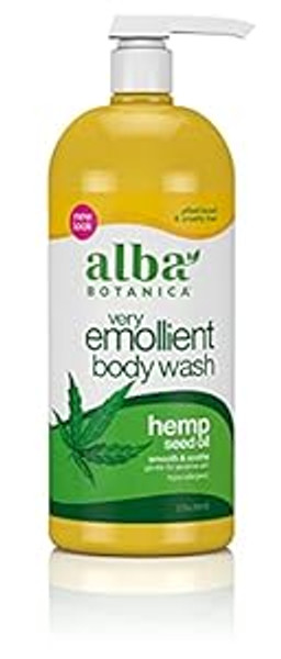 Alba Botanica, Very Emollient Hemp Seed Oil Body Wash Bottle, 1 Each, 32 Oz