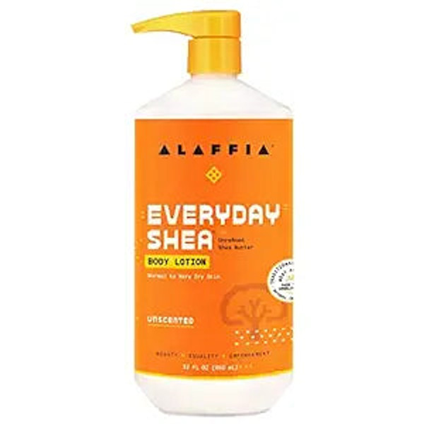 Alaffia, Everyday Shea Body Lotion Unscented, 1 Each, 32 Oz