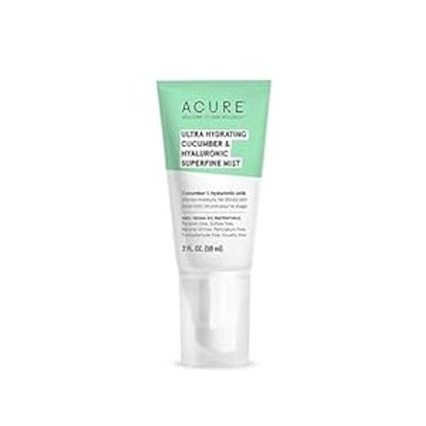 Acure, Ultra Hydrating Cucumber & Hyaluronic Superfine Mist, 1 Each, 2 Fl Oz