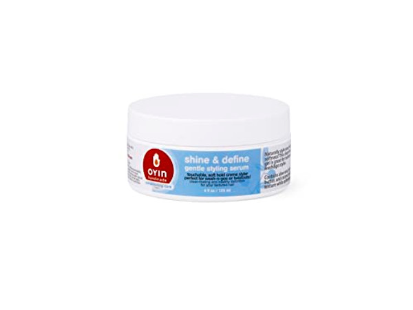 Oyin Handmade Shine & Define Styling Serum For Soft Hold, Great Shine & Gentle Definition  4 Oz