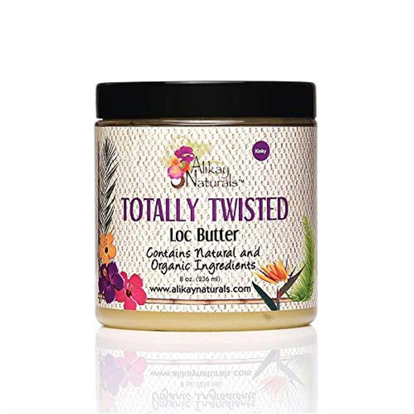 Alikay Naturals Twisted Loc Butter Natural Cocoa Butter, Vitamin E & Grape Seed Oil 8 Ounce
