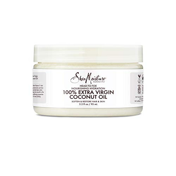 Shea Moisture, 100% Extra Virgin Coconut Oil Head-To-Toe Nourishing Hydration, 3.2 Ounce