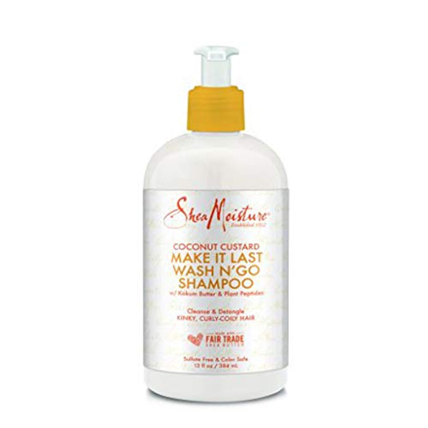 Sheamoisture Coconut Custard Make It Last Wash N' Go Shampoo 13 Fl Oz,