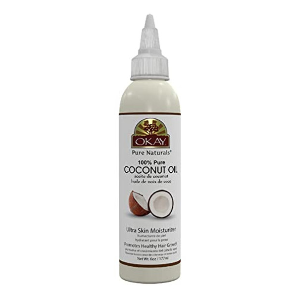 Okay 100% Coconut Oil For Hair And Skin 6Oz