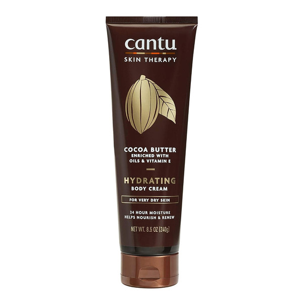 Cantu Therapy Cocoa Butter Hydrating Body Cream For Very Dry Skin, 8.5 Oz