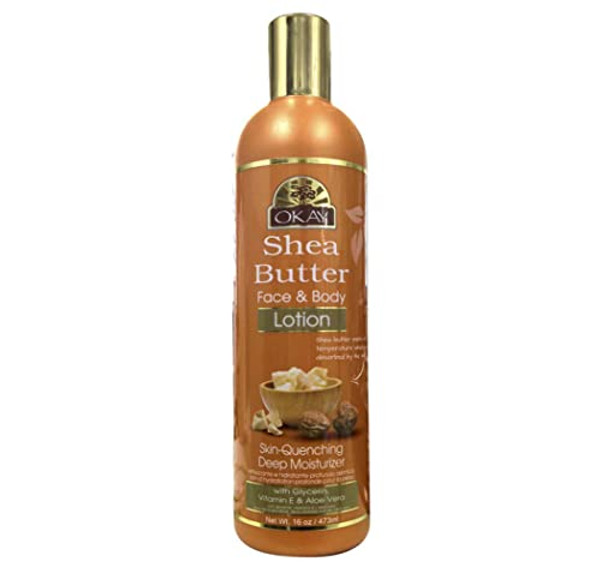Okay Shea Butter Hand And Body Lotion 16Oz