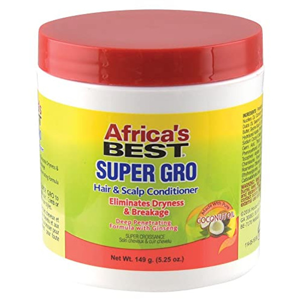Africa'S Best Super Gro Hair And Scalp Conditioner, 5.25 Oz