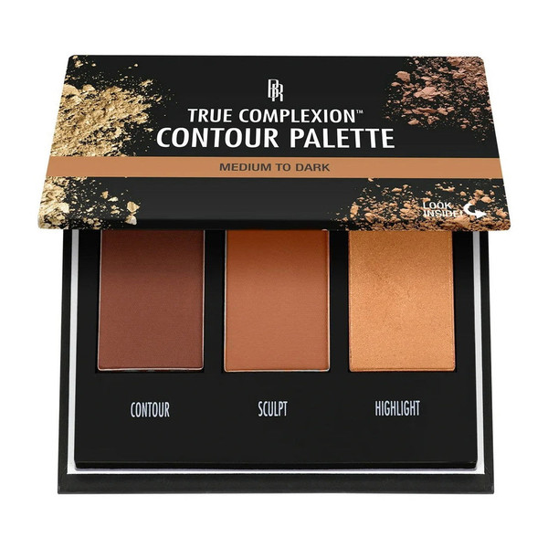 Black Radiance True Complexion Contour Palette, Medium To Dark, 0.38 Ounce