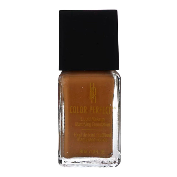 Black Radiance Color Perfect Liquid Full Coverage Foundation Makeup, Caramel, 1 Fluid Ounce