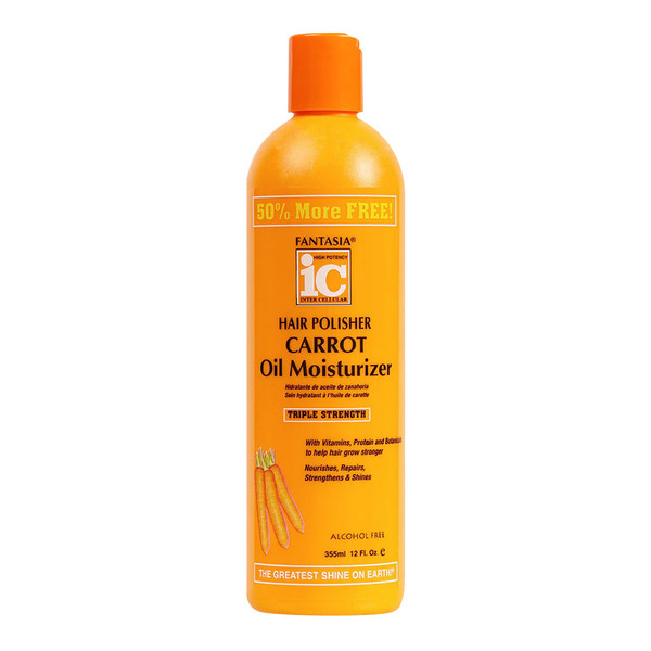 Fantasia Hair Polisher Carrot Growth Oil Moisturizer, 12 Oz