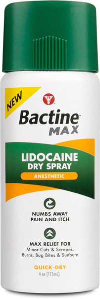 Bactine Max Dry Spray For Pain Relief , 4 Oz
