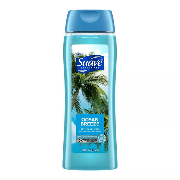 Suave Essentials Gentle Body Wash ,18 Oz