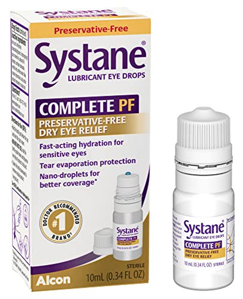 Systane Complete Pf Multi-Dose Preservative Free Dry Eye Drops 10Ml