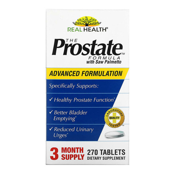 Real Health The Prostate Formula - Prostate Supplements For Men,  270 Ct