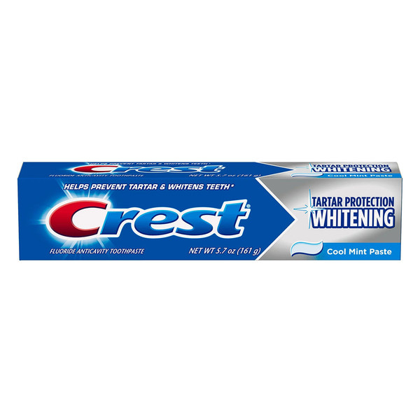 Crest Tartar Protection Toothpaste, Whitening Cool Mint, 5.7 Oz, 8.550 Lb