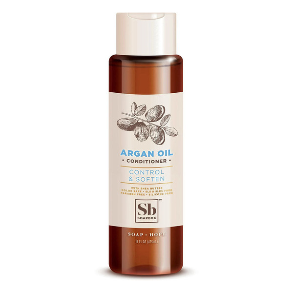Soapbox Control & Soften Argan Oil Conditioner - 16 Oz