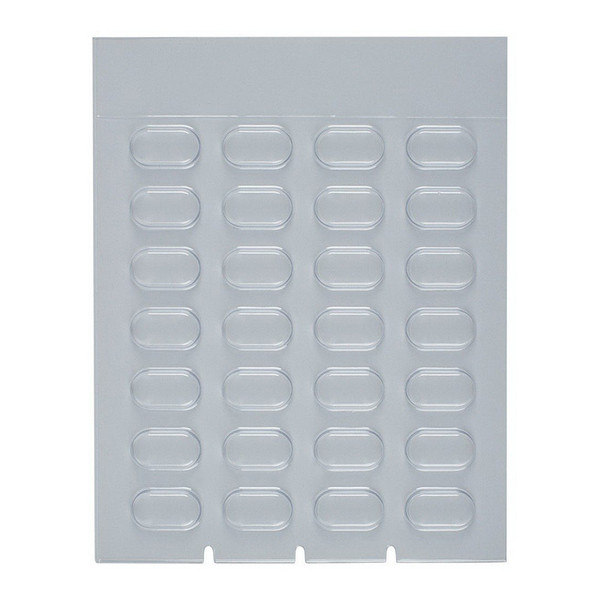 Ezy Dose Disposable Blister Cards For Pill, Medicine, Vitamin   Weekly, 4 Times A Day, Am Pm   Use With Cold Seal System Planner   Case Of 500