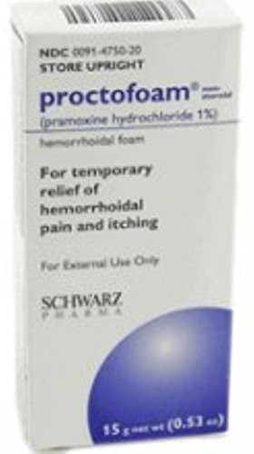 Proctofoam Ns Hemorrhoidal Foam 1% 15 Gm