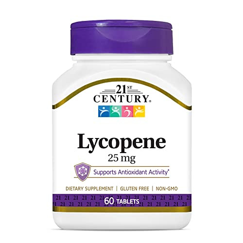 21St Century Lycopene 25 Mg Tablets, 60 Count
