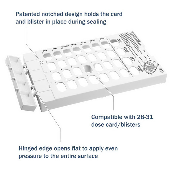 Ezy Dose Unit Dose Tray - Monthly/Weekly Compatibility - 1 Ea