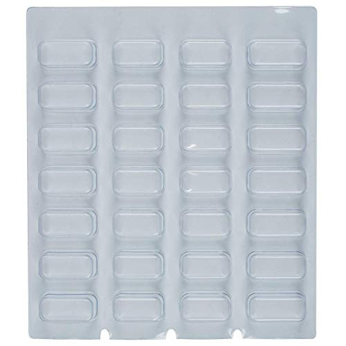 Ezy Dose Unit Dose Disposable Xxl Blister Cards For Pill, Medicine, Vitamin, Weekly, 4 Times A Day, Am Pm, Use With Cold Seal System Planner, 28 Dose, 500 Count, Made In The Usa