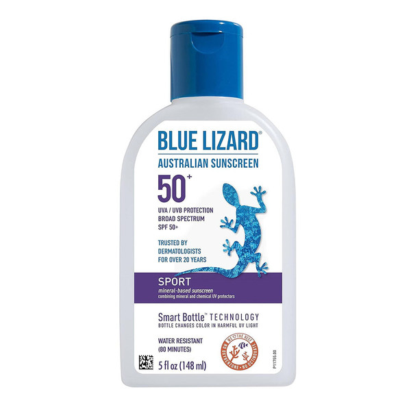 Blue Lizard Sport Mineral-Based Sunscreen Lotion - Spf 50+ - 5 Oz