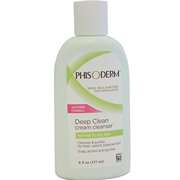 Phisoderm Deep Clean Cream Cleanser For Normal To Dry Skin 6 Ounce