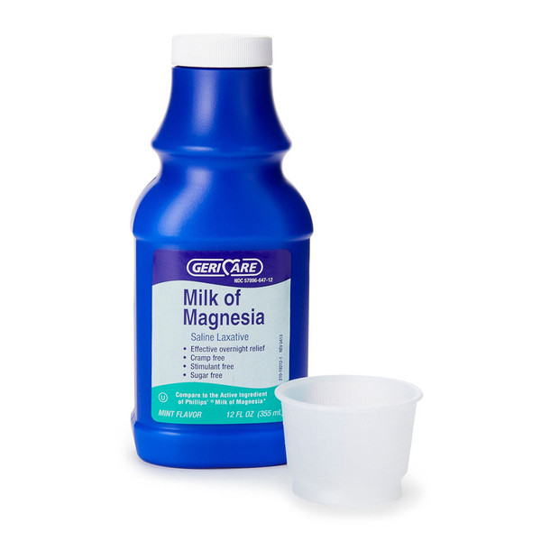 Gericare Original Milk Of Magnesia Saline Laxative 16 Oz