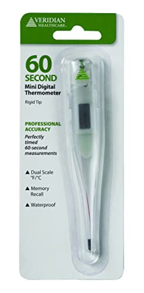 Veridian 08-350 Mini 60-Second Digital Thermometer