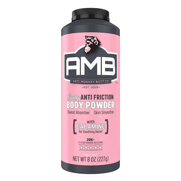 Anti Monkey Butt Body Powder For Women, 8 Oz