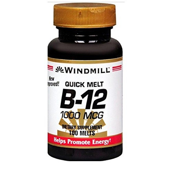 Windmill B-12 1000 Mcg Tabs 100'S Windmill New Quick-Melt