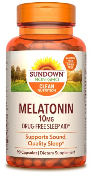Sundown Naturals Melatonin 10 Mg, 90 Capsules