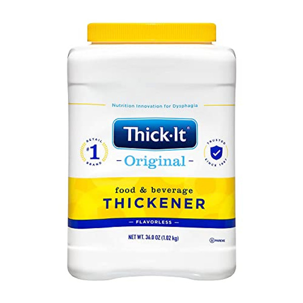 Thick-It Food & Beverage Thickener For Dysphagia, Unflavored, 36 Oz Canister, 1 Ct