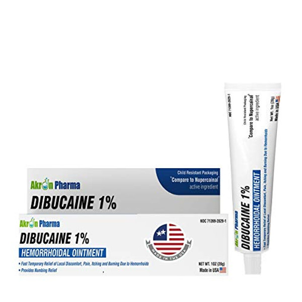 Dibucaine 1% Ointment 1 Oz. (28 Gm) Hemorrhoidal Ointment