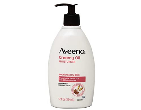Aveeno Active Naturals Creamy Moisturizing Oil 12 Oz Each