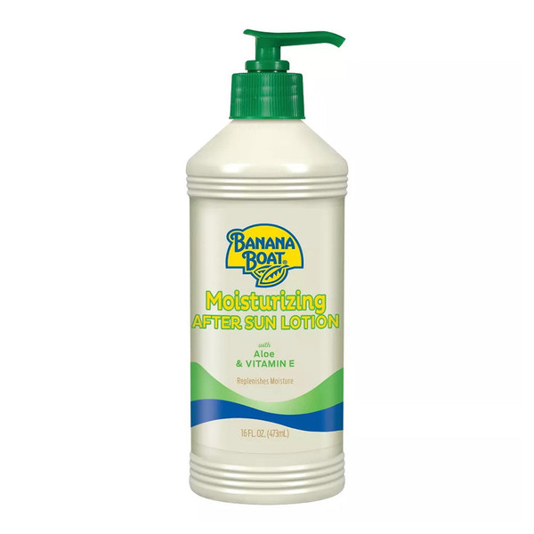 Banana Boat After Sun Lotion Moisturizing Aloe Formula for Skin Hydration, 16 Oz  