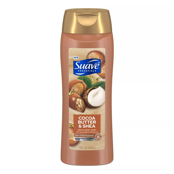 Suave Essentials Gentle Body Wash, 18 Oz