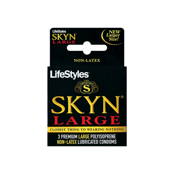 Lifestyles Skyn Large Non-Latex Condoms 3 Ea