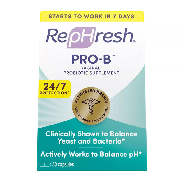 Rephresh Pro-B Probiotic Feminine Supplement, 30 Ea