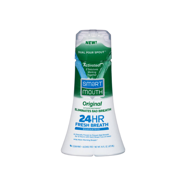 Smartmouth Original Activated Mouthwash, Clean Mint 16 Oz
