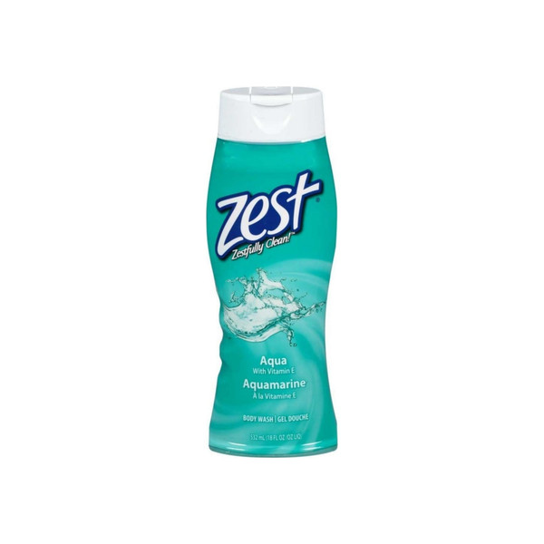Zest Body Wash, Aqua 18 Oz